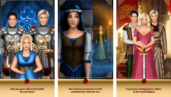Gameplay screenshot from love story games royal affair for Android