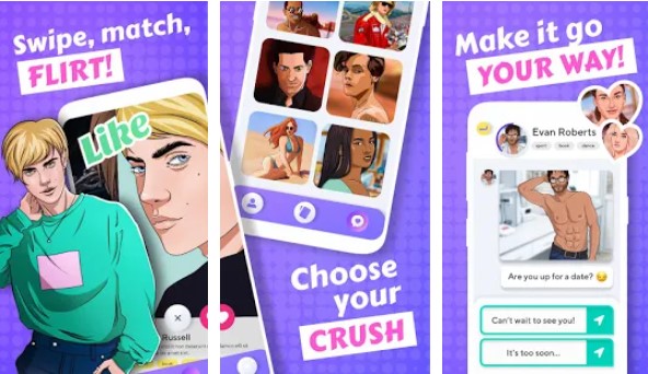 Liebesgespräch Dating-Spiel mit Kapiteln zur Liebesgeschichte MOD APK Android