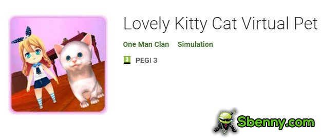 lovely kitty cat virtual pet