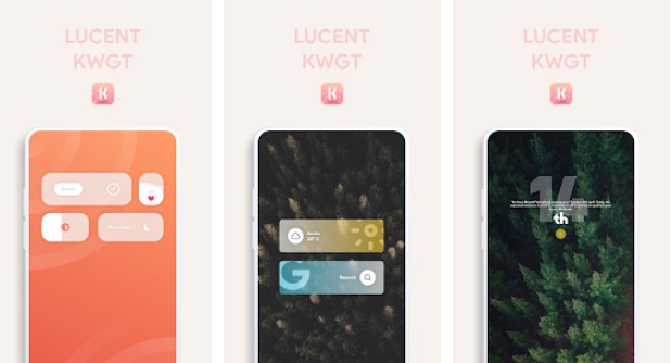 lucent kwgt translucence based widgets MOD APK Android