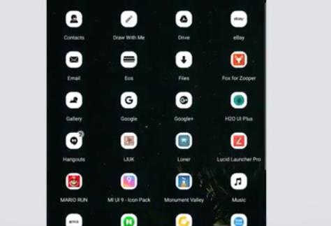 Gameplay screenshot from lucid launcher pro for Android