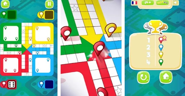 Gameplay screenshot from ludo star super dice game for Android