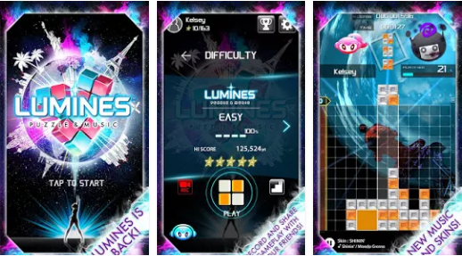 lumines puzzle and music
