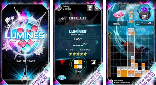 головоломки и музыка Lumines MOD APK Android