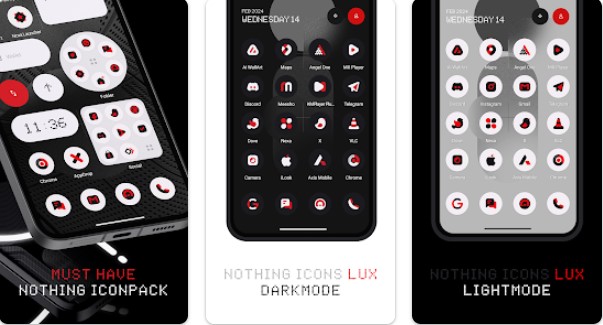 pack d'icônes lux rien MOD APK Android