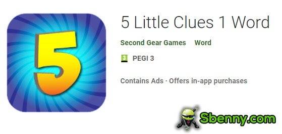 5 little clues 1 word