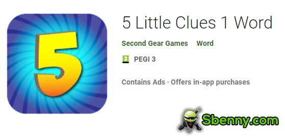 5 little clues 1 word
