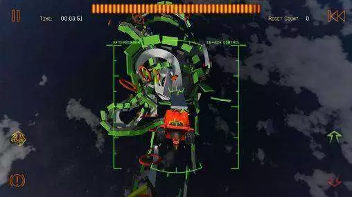 Gameplay screenshot from Jet car stunt  2 for Android