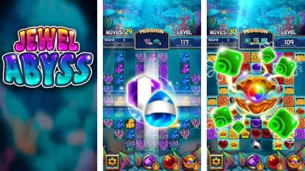  Jewel Abyss : Fantastic match 3 puzzle game