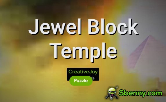 templo de bloques de joyas