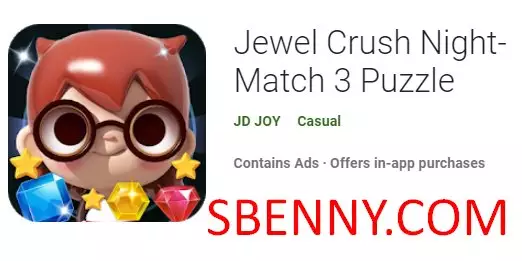 jewel crush night match 3 puzzle
