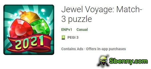 jewel voyage match 3 puzzle