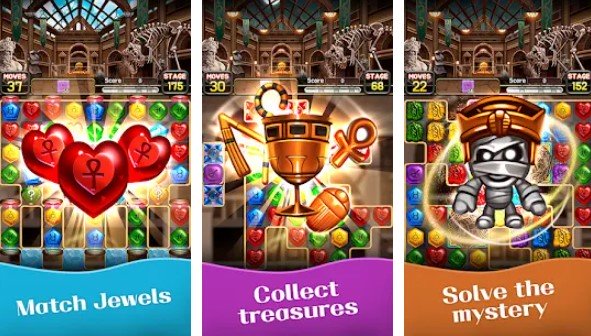 Gameplay screenshot from jewel world museum for Android