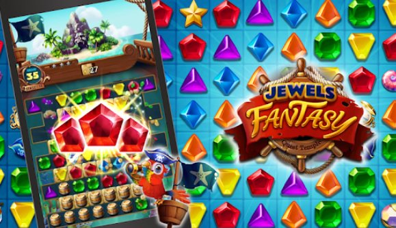  Jewels Fantasy : Quest Temple Match 3 Puzzle