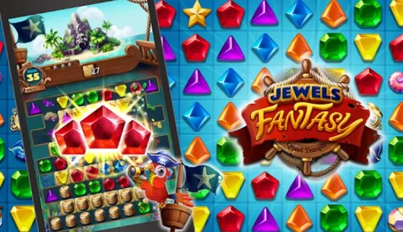  Jewels Fantasy : Quest Temple Match 3 Puzzle