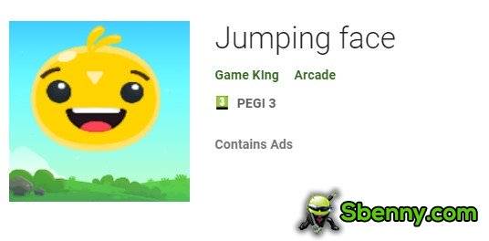 jumping face