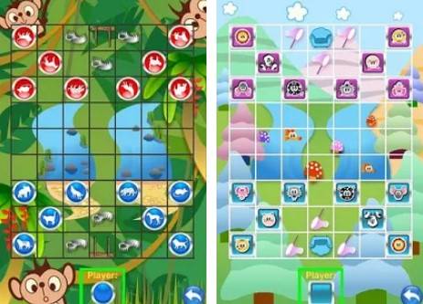 Gameplay screenshot from jungle chess for Android