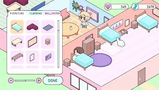 Gameplay screenshot from k pop academy for Android
