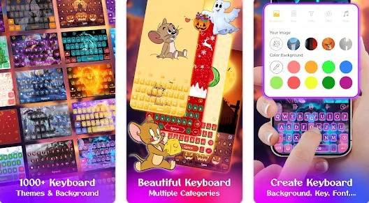 Gameplay screenshot from keyboard maker keyboard theme for Android