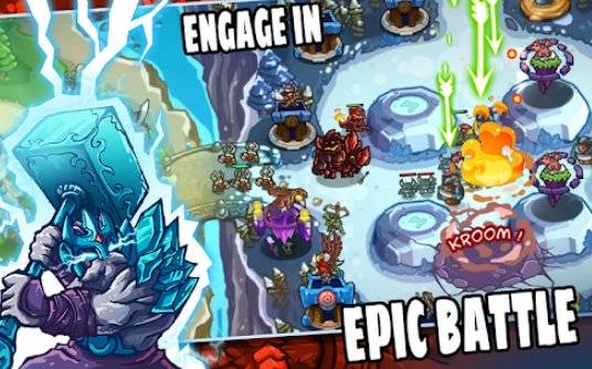 Gameplay screenshot from kingdom defense the war of empires for Android