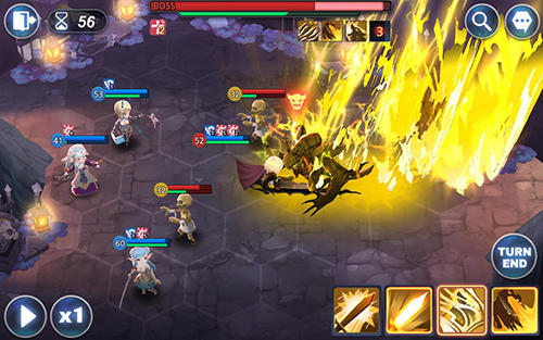 Gameplay screenshot from kingdom of hero tactics war for Android
