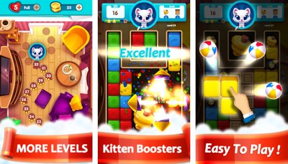 Gameplay screenshot from kitten saga for Android