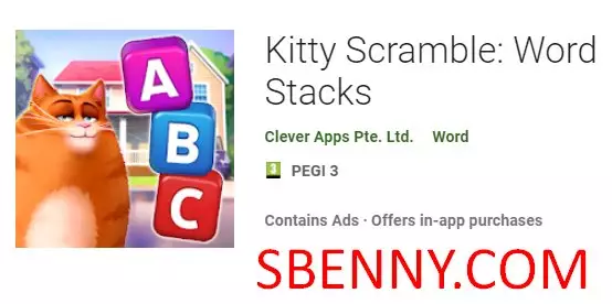  Kitty Scramble: Word Stacks
