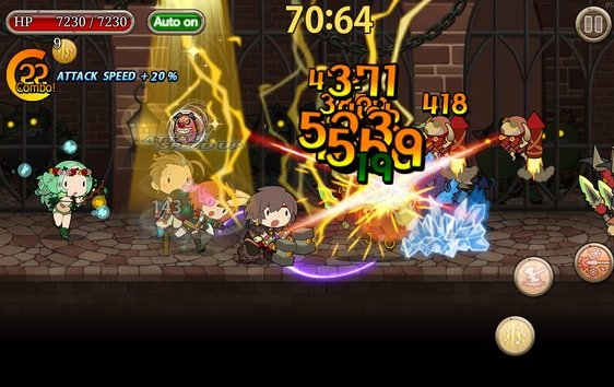 Gameplay screenshot from knights n squires for Android