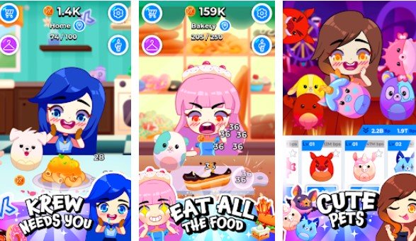 Gameplay screenshot from krew eats for Android