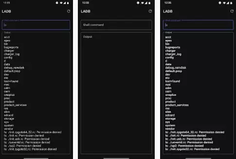 Gameplay screenshot from ladb local adb shell for Android