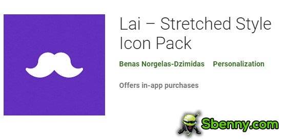 lai stretched style icon pack