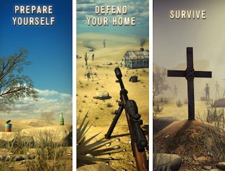 Gameplay screenshot from last hope zombie sniper 3d for Android