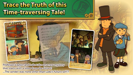 Gameplay screenshot from layton unwound future in hd for Android