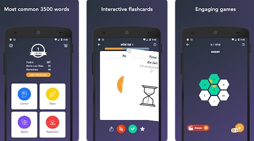 Gameplay screenshot from learn english vocabulary for Android