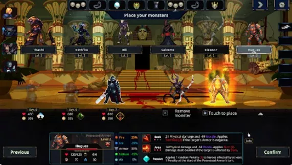 Gameplay screenshot from legend of keepers for Android