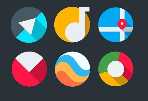Gameplay screenshot from let it be o iconpack for Android