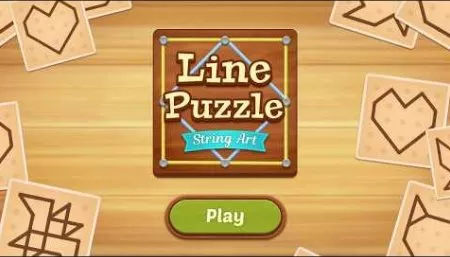 line puzzle string art