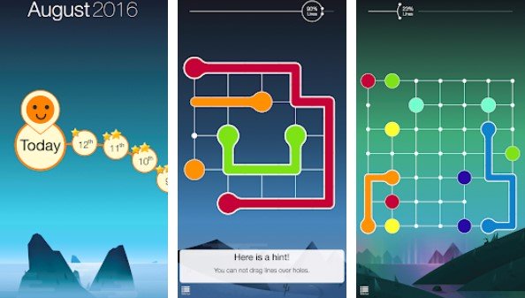 Gameplay screenshot from lines frvr for Android