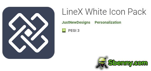  LineX White Icon Pack
