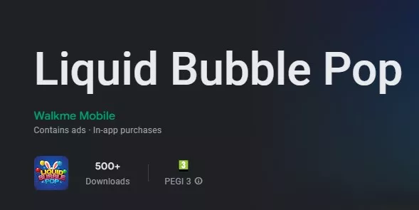 liquid bubble pop