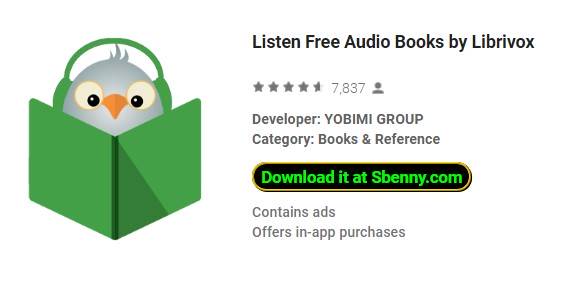  Listen Free Audio Books by Librivox