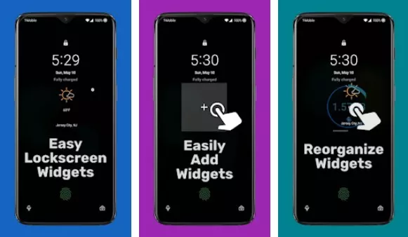 Gameplay screenshot from lockscreen widgets for Android