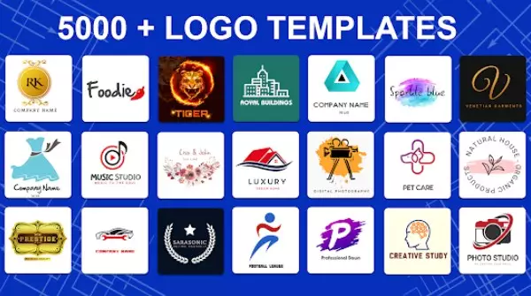 Gameplay screenshot from logo maker design logo creator for Android