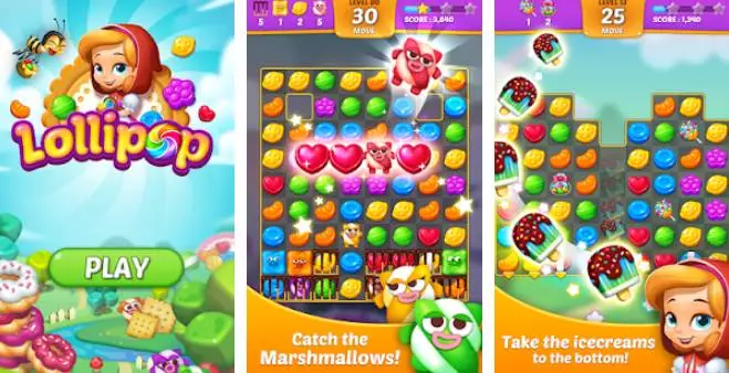  Lollipop: Sweet Taste Match 3