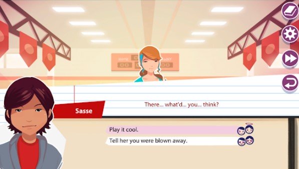 Gameplay screenshot from longstory choose your date for Android
