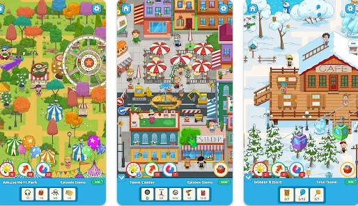 Gameplay screenshot from lostville find hidden objects for Android