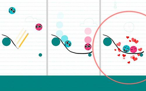 Gameplay screenshot from love balls for Android