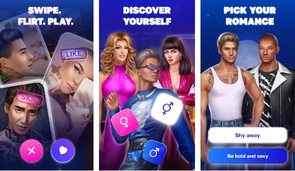 Gameplay screenshot from lovematch romance choices for Android