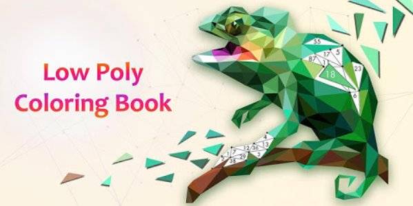  Low Poly Book - coloring book & art game by number