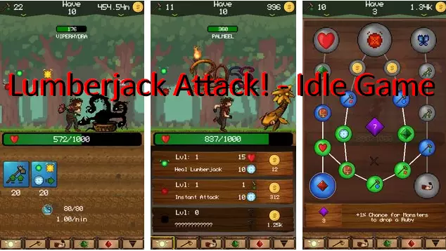  Lumberjack Attack! - Idle Game 